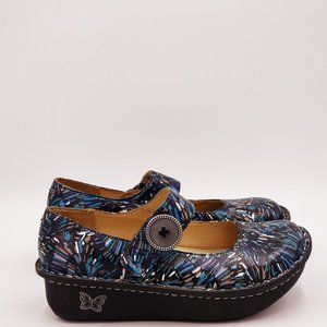 Alegria Girls Paloma Blue Collage Clog A526